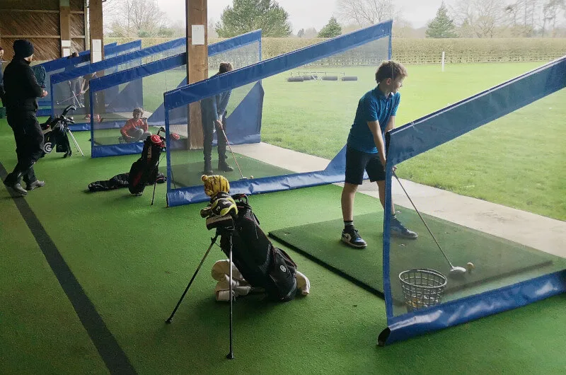 Joel Preston delivering golf lessons for beginners in Malton